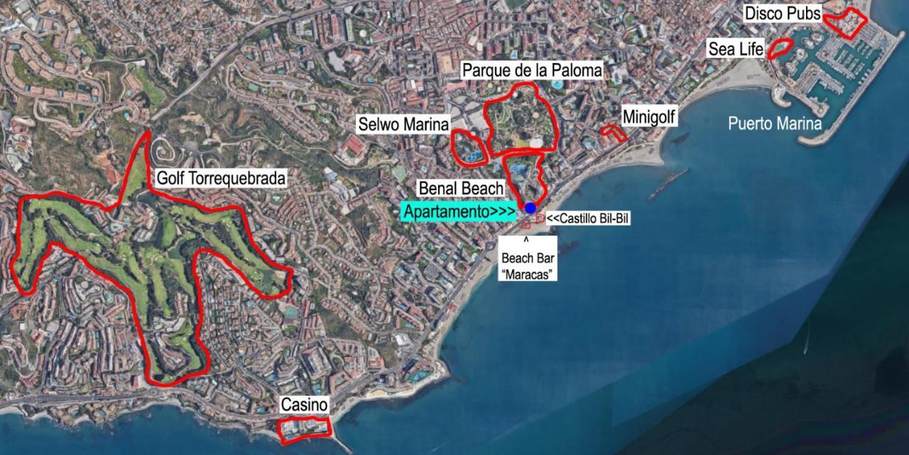 Estudio Benalbeach Primera Linea De Playa Benalmádena Εξωτερικό φωτογραφία